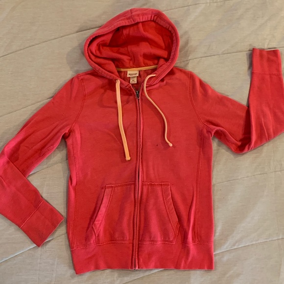Hot pink women’s zip hoodie, Mossimo size S - Picture 2 of 5